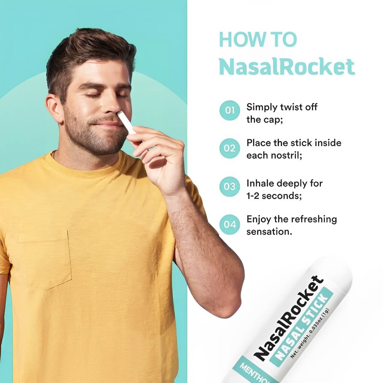 NasalRocket™ Nose Stick