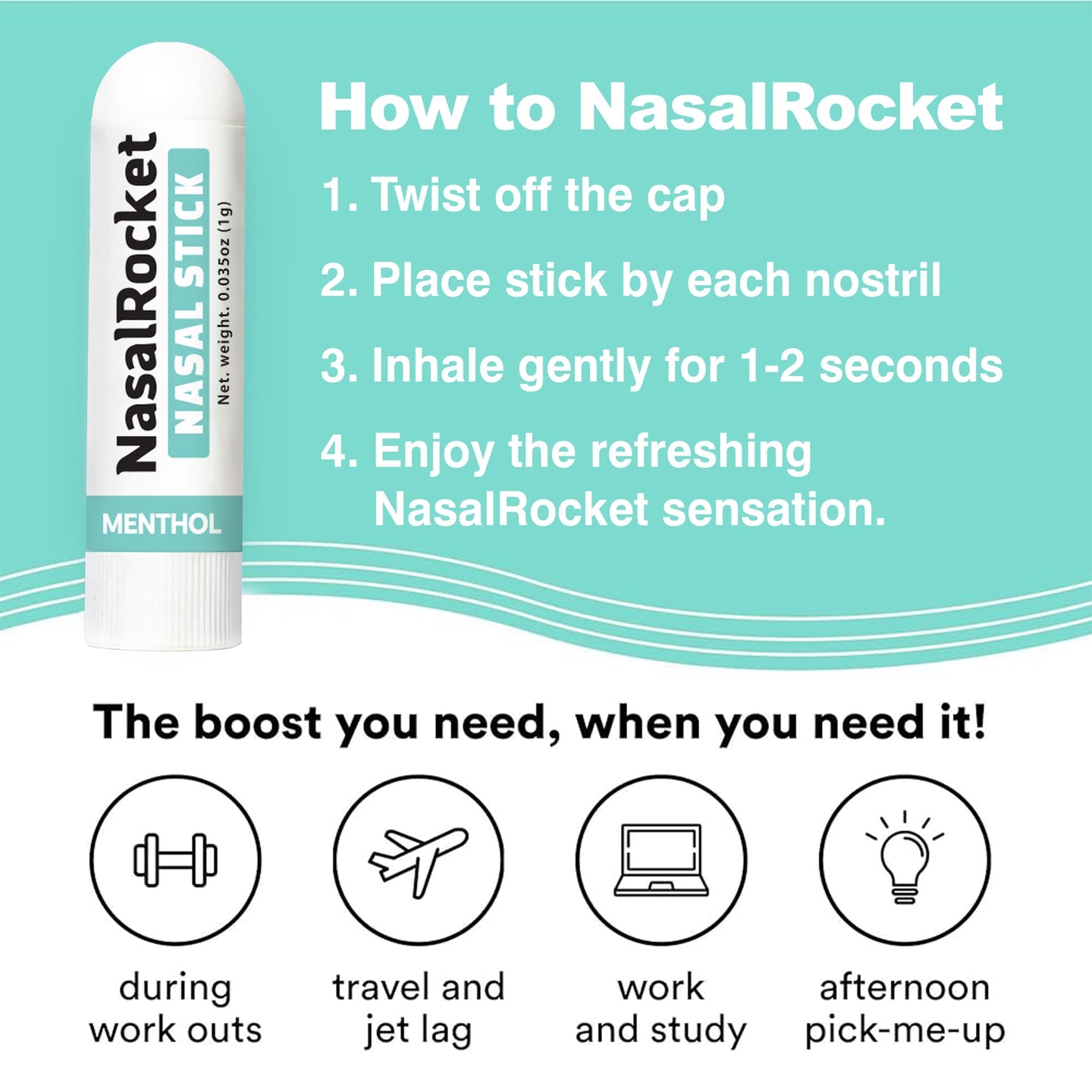 NasalRocket™ Nose Stick
