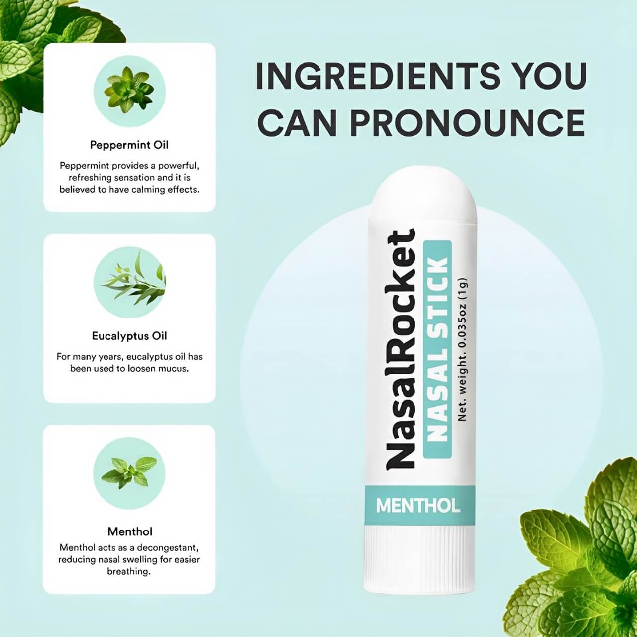 NasalRocket™ Nose Stick