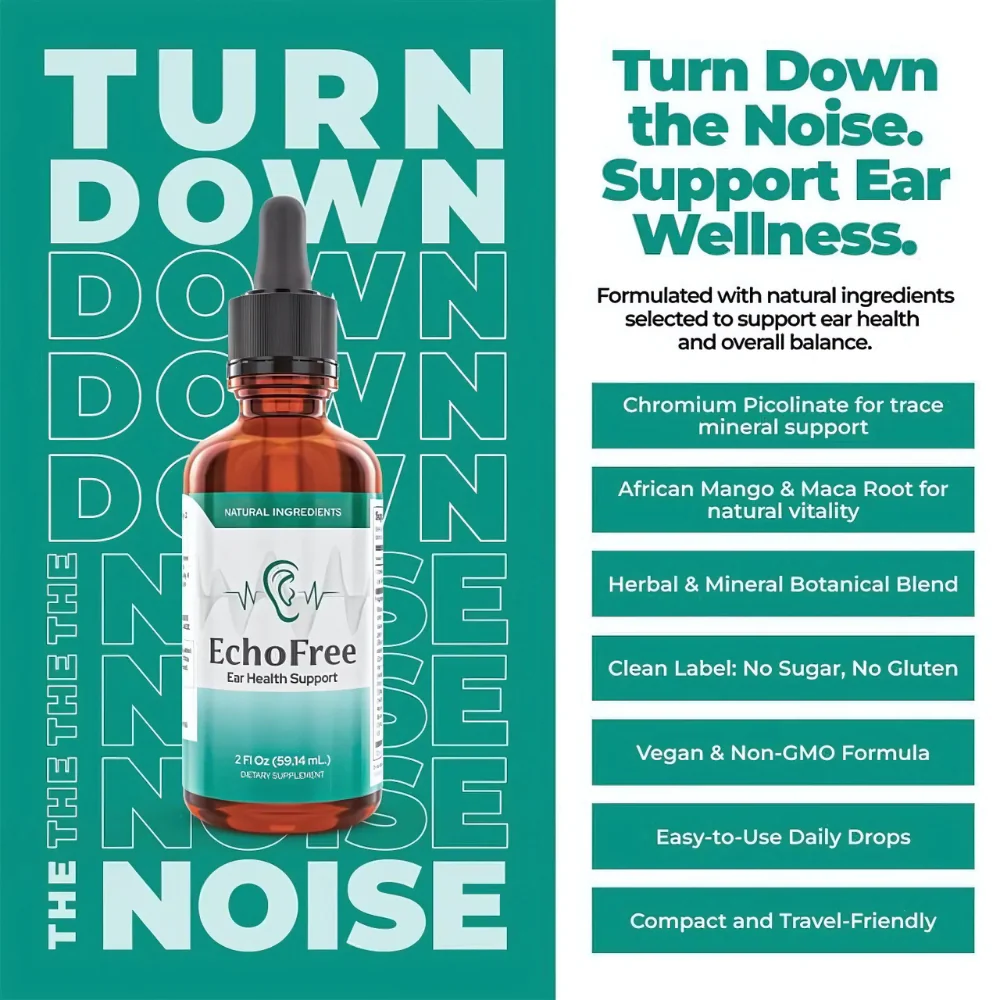 EchoFree™ 20-in-1 Tinnitus Relief Drops 👂