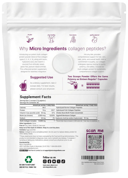 Multi Collagen Peptides Powder 🌿