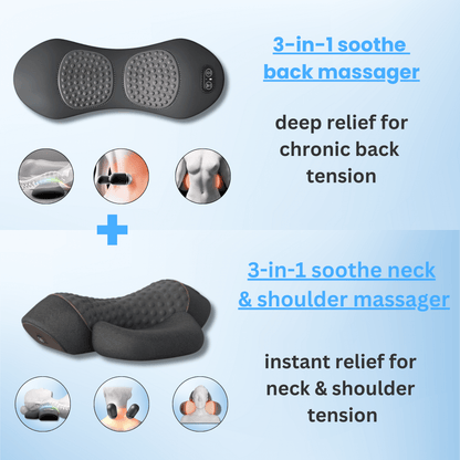 Ultimate 3-in-1 Back Massager – Relief, Relaxation & Recovery