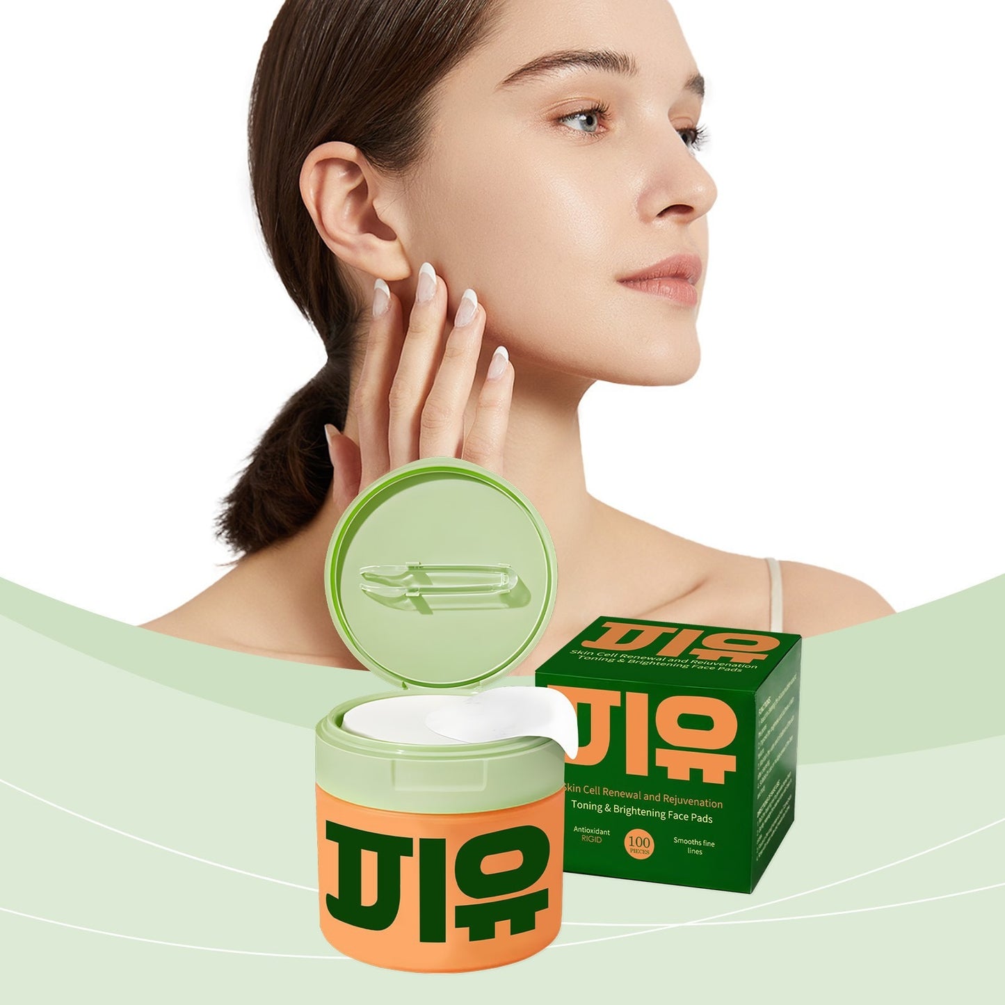 Jiyu™ Korean - Skin Care Toner Pads (100 pads)