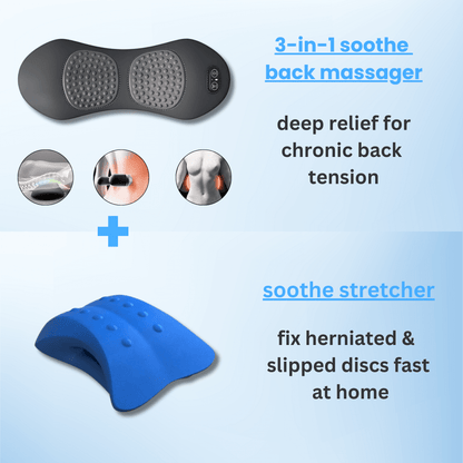 Ultimate 3-in-1 Back Massager – Relief, Relaxation & Recovery